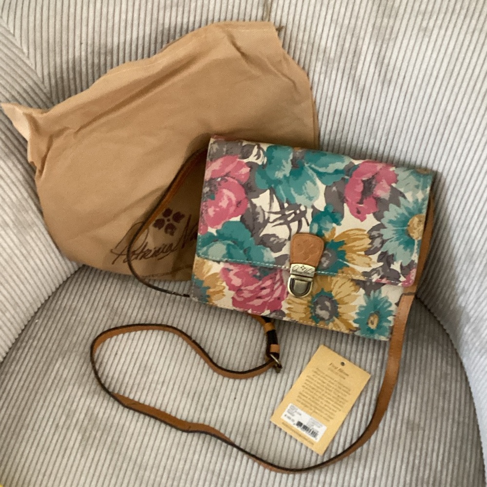 Patricia Nash Multicolor Floral Crossbody Bag